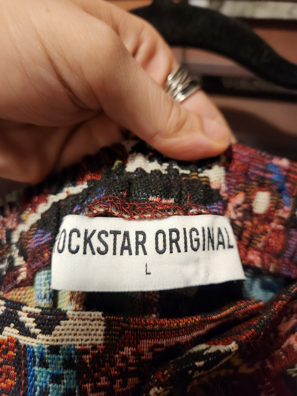 Rockstar Original Tapestry Patchwork Print Cargo Pants - Multi - Picture 5 of 7